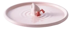 Bord POLSPOTTEN Plate Diving Duck Light Pink Ø40