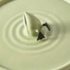 Bord POLSPOTTEN Plate Diving Duck Green Grey Ø40