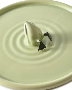 Bord POLSPOTTEN Plate Diving Duck Green Grey Ø40