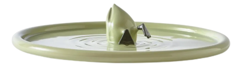 Bord POLSPOTTEN Plate Diving Duck Green Grey Ø40