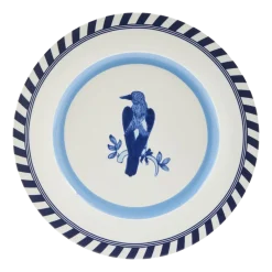 POLSPOTTEN Bord x Rijksmuseum Bird Patterned Blue 27 cm (Set van 2) Best