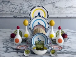 POLSPOTTEN Bord x Rijksmuseum Bird Patterned Blue 27 cm (Set van 2) Best