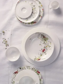 Bord Rosenthal Brillance Rim Fleurs Sauvages 19 cm
