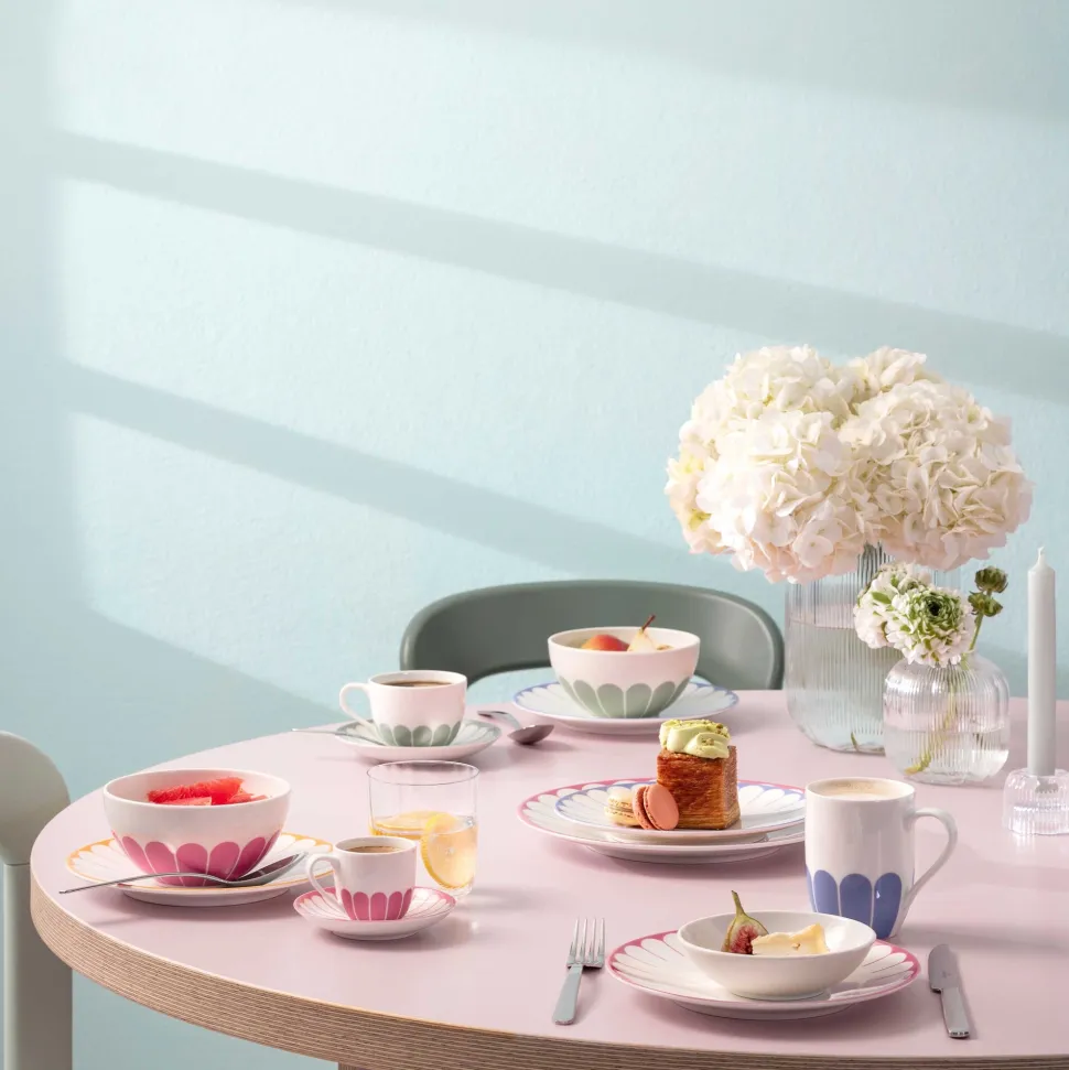 Bord Villeroy & Boch Fleur Cassis Ø26,5cm (6 delig)