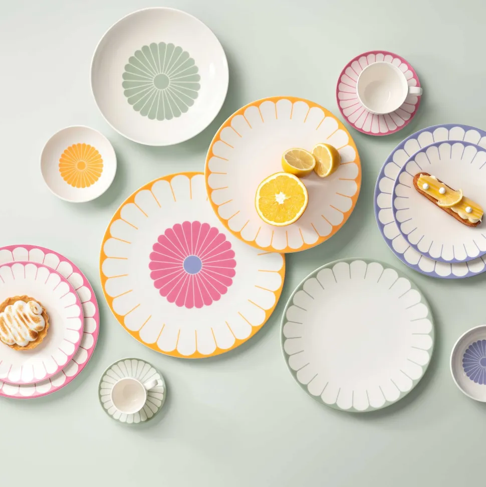 Bord Villeroy & Boch Fleur Cassis Ø26,5cm (6 delig)