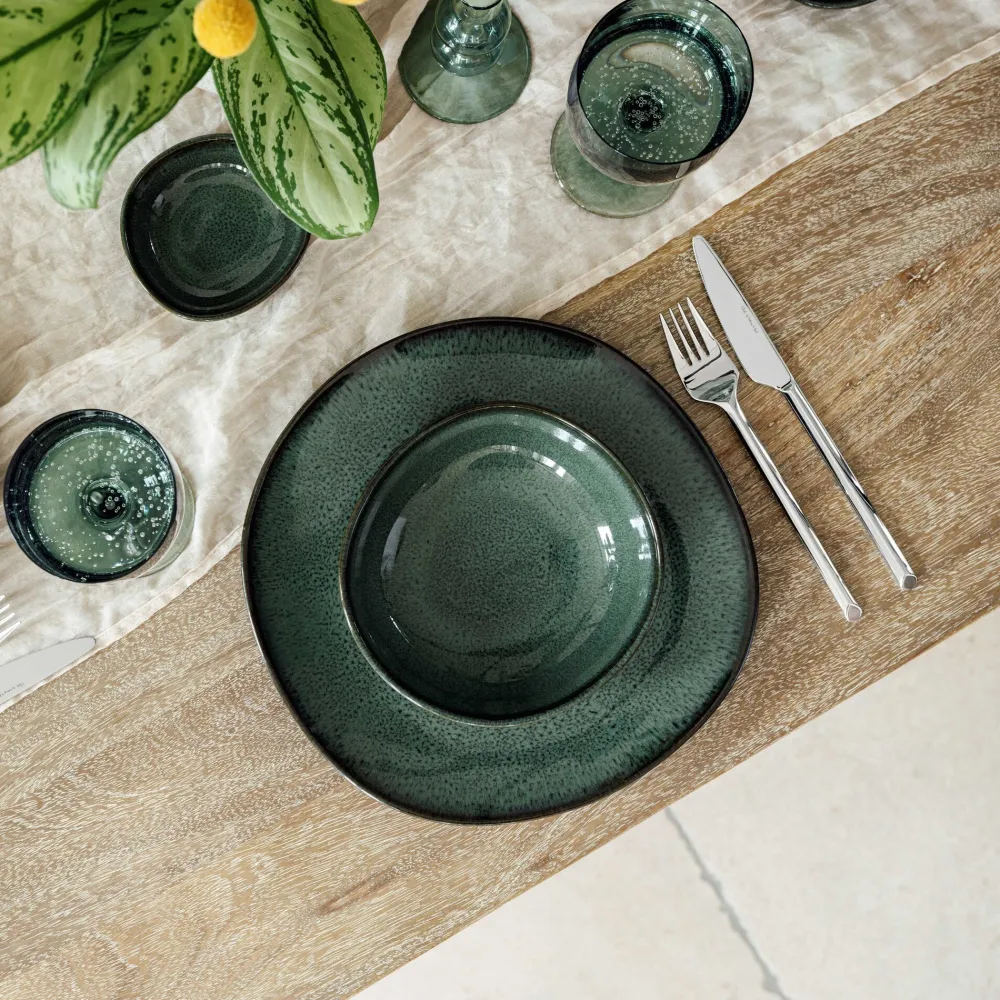 Like by Villeroy & Boch Bord Villeroy & Boch Lave Vert Ø28cm (6 delig) New