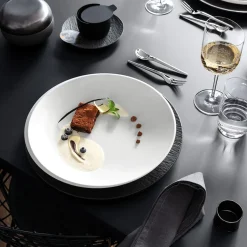 Bord Villeroy & Boch NewMoon Diep Wit (6-Delig)