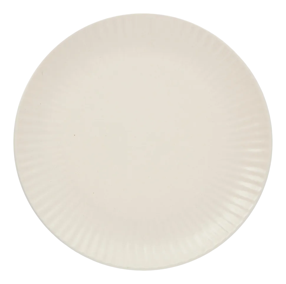 Bord vtwonen Plates Ceramic Offwhite 24 cm (Set van 2)