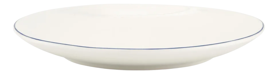 Bord vtwonen Plate White-Blue Line 20 cm (Set van 6)
