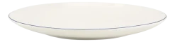 VT Wonen Bord vtwonen Plate White-Blue Line 23 cm (Set van 6)