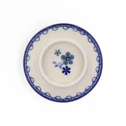 Botervloot Bunzlau Castle Rond Indigo (Ø 9,5 cm)