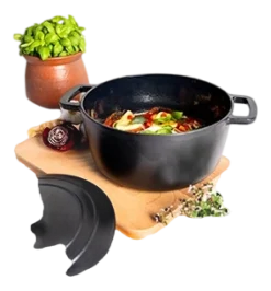 Cosy & Trendy Braadpan Fontestic Black 24 cm Clearance