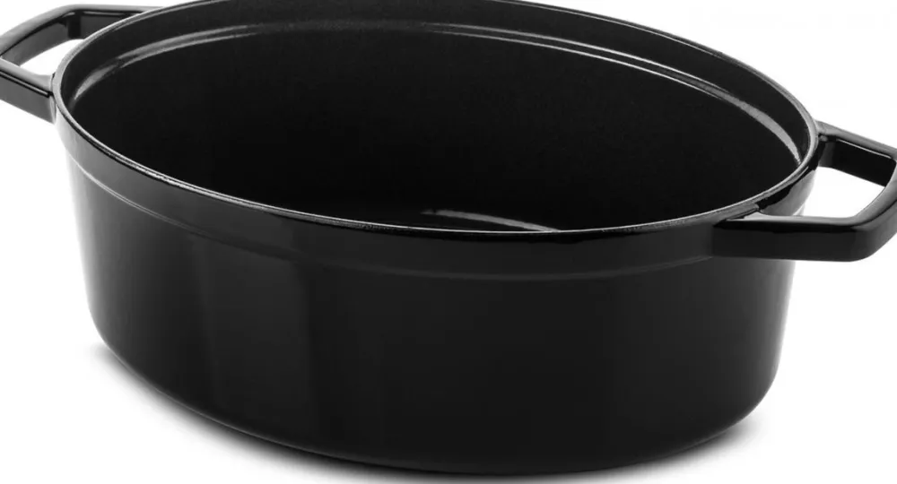 Ducq Braadpan Cast Iron Ovaal 31 x 24 cm Hot