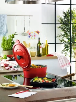 Braadpan Fontignac Mains Libres Ovaal Rood 29 cm