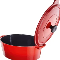 Braadpan Fontignac Mains Libres Ovaal Rood 29 cm