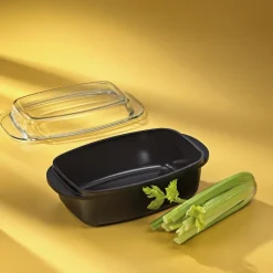 Kela Braadpan Atura Met Deksel Zwart 40 x 22,5 cm Sale