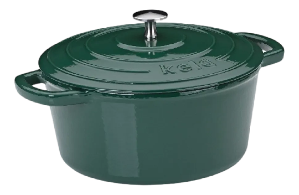 Braadpan Kela Calido Met Deksel Emerald Green 24 cm