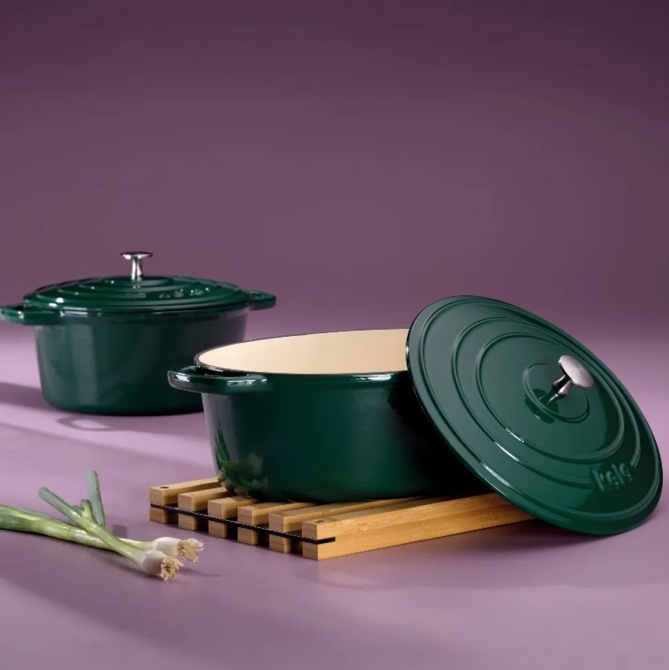Braadpan Kela Calido Met Deksel Emerald Green 24 cm
