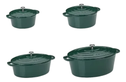 Braadpan Kela Calido Met Deksel Emerald Green 24 cm