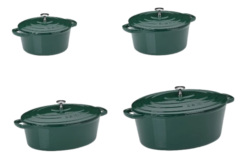 Braadpan Kela Calido Met Deksel Emerald Green 24 cm