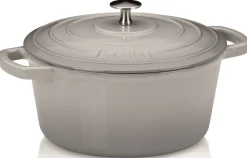 Kela Braadpan Calido met Deksel Rond Grijs 3,8L Discount