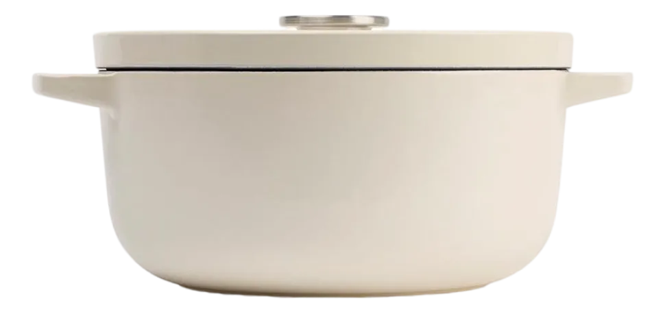 Braadpan KitchenAid Cast Iron Cream 26 cm