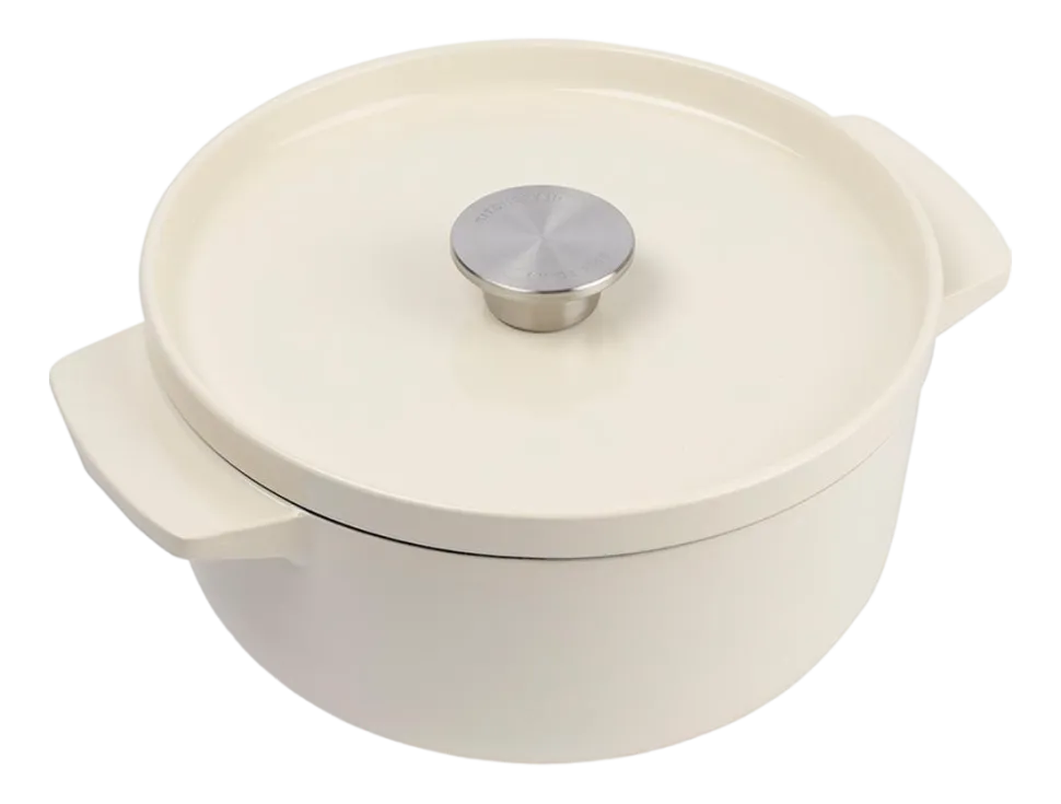 Braadpan KitchenAid Cast Iron Cream 26 cm