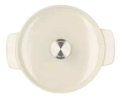 Braadpan KitchenAid Cast Iron Cream 26 cm