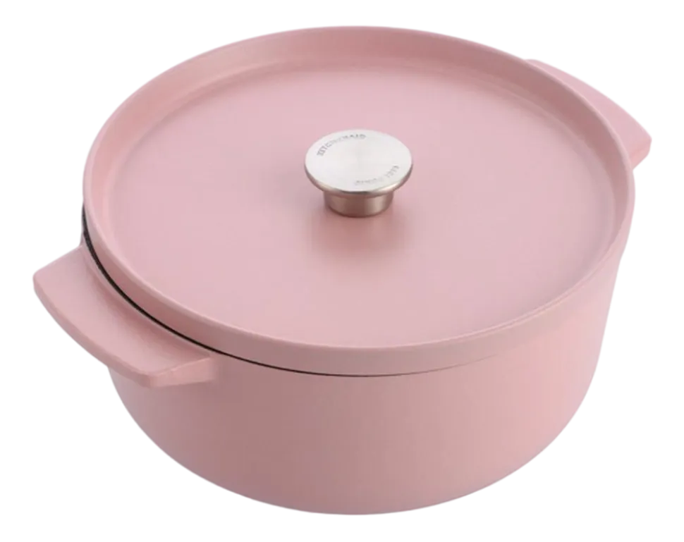 Braadpan KitchenAid Cast Iron Dried Rose 26 cm