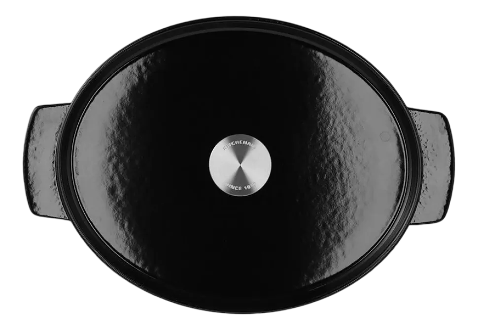 Braadpan KitchenAid Cast Iron Ovaal Onyx Black 30 cm