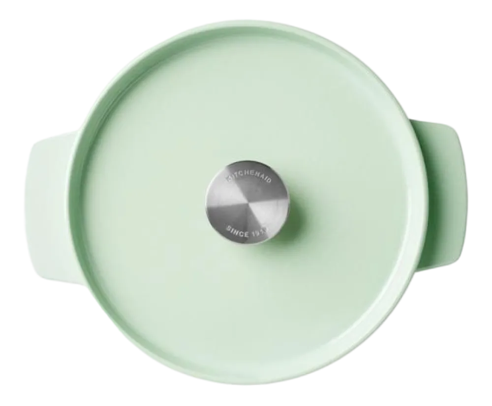 KitchenAid Braadpan Cast Iron Pistachio 22 cm Outlet