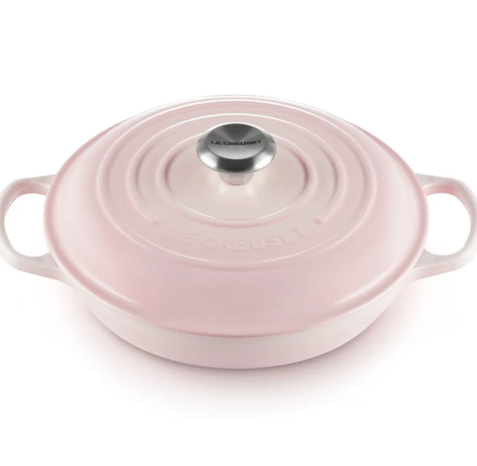 Braadpan Le Creuset Campagnard Shell Pink 26 cm