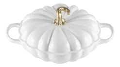 Le Creuset Braadpan Campagnard Signature Pompoen Wit 28 cm Sale