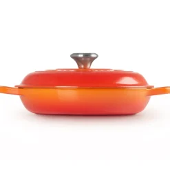 Le Creuset Braadpan Campagnard Oranjerood Outlet