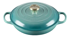 Le Creuset Braadpan Campagnard Bleu Riviera Outlet