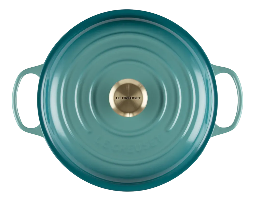 Le Creuset Braadpan Campagnard Bleu Riviera Outlet