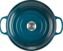 Braadpan Le Creuset Campagnard Deep Teal 30 cm
