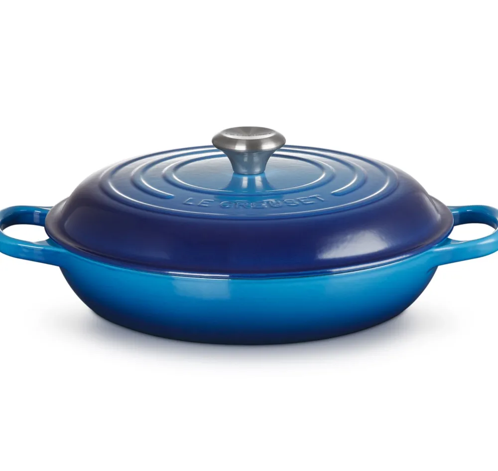 Le Creuset Braadpan Campagnard Azure Outlet