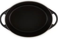Le Creuset Braadpan Doufeu Ovaal Mat Zwart 32 cm Hot