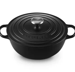Braadpan Le Creuset Marmite Gietijzer Mat Zwart 26 cm