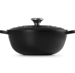 Braadpan Le Creuset Marmite Gietijzer Mat Zwart 26 cm
