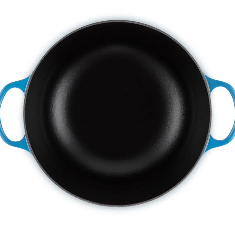 Braadpan Le Creuset Marmite Gietijzer Azure 26 cm