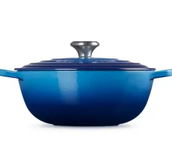 Braadpan Le Creuset Marmite Gietijzer Azure 26 cm