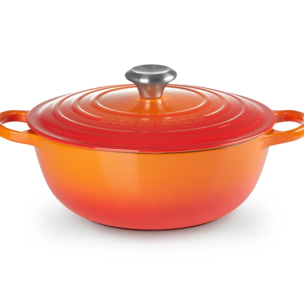 Braadpan Le Creuset Marmite Gietijzer Oranjerood 26 cm