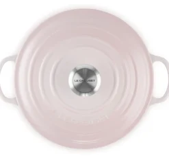 Le Creuset Braadpan Marmite Gietijzer Shell Pink 24 cm Outlet