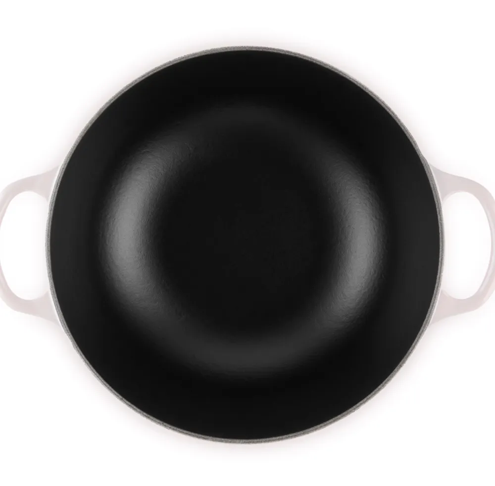 Le Creuset Braadpan Marmite Gietijzer Shell Pink 24 cm Outlet