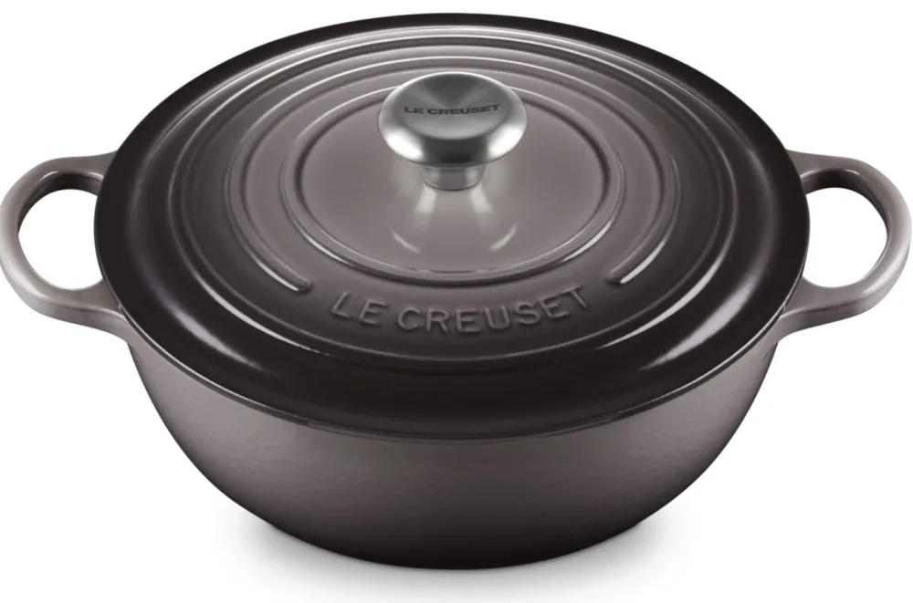 Le Creuset Braadpan Marmite Gietijzer Flint Discount