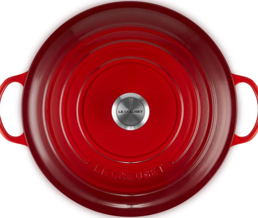 Le Creuset Braadpan Marmite Gietijzer Kersenrood Clearance
