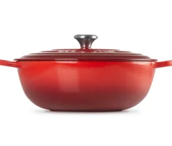 Le Creuset Braadpan Marmite Gietijzer Kersenrood Clearance