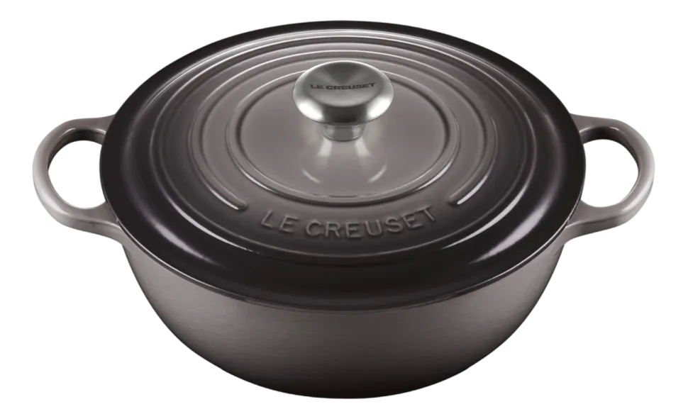 Braadpan Le Creuset Marmite Gietijzer Flint 28 cm